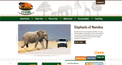 Desktop Screenshot of etoshanamibia.info